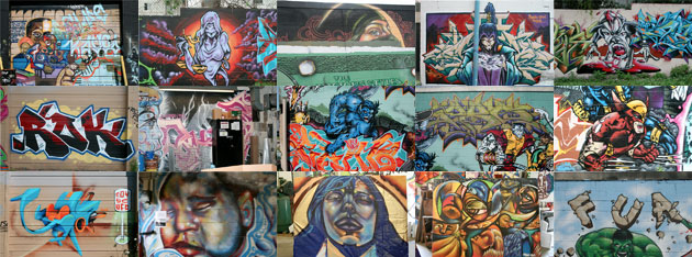 Collage of TerraCycle Graffiti