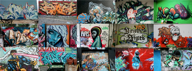 Fourth collage of TerraCycle Graffiti